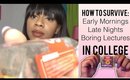 How to Survive Early Mornings, Late Nights, & Boring Lectures in College! | GO CUBES + GIVEAWAY