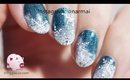 Flakage! Snow nail art tutorial