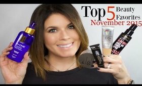 Top 5 Beauty Favorites | November 2015