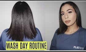 My Wash Day Hair Routine | RELAXED HAIR