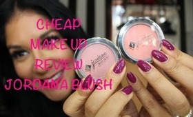 CHEAP DRUGSTORE MAKE UP REVIEW-JORDANA BLUSH
