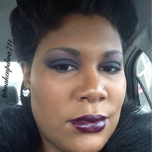#Daring #makeup #maccosmetics #cyber #rebel #talkthattalk #nyxcosmetics #purplesmokeyeye #fallmakeup 