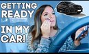 GET READY IN MY CAR WITH ME | Casey Holmes