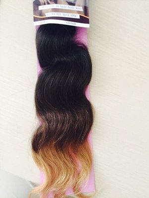 ombre clip in human hair extension bought from hairplusbase