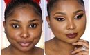Peach Cut Crease /Brown Lips Full Face Makeup Tutorial - Queenii Rozenblad
