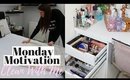 Monday Clean With Me Motivation! + How I Organise My Makeup