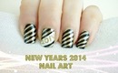 How To - New Years 2014 Nail Art!