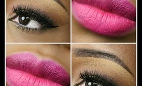 Easy Neutral Eyes & Popping Pink Lips